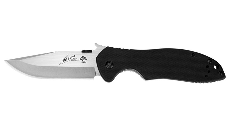 Kershaw Emerson Folding Knife CQC-6K D2, 3.25in, D2 Steel, G10 Front/410 Stainless Steel Back Handle 6034D2