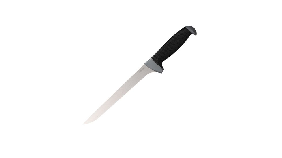 Kershaw 7.5in Fillet Knive, 420J2 Steel Blade, Satin Finish, Glass-Filled Nylon, Rubber Overmold, K-Texture Grip Handle, 1247