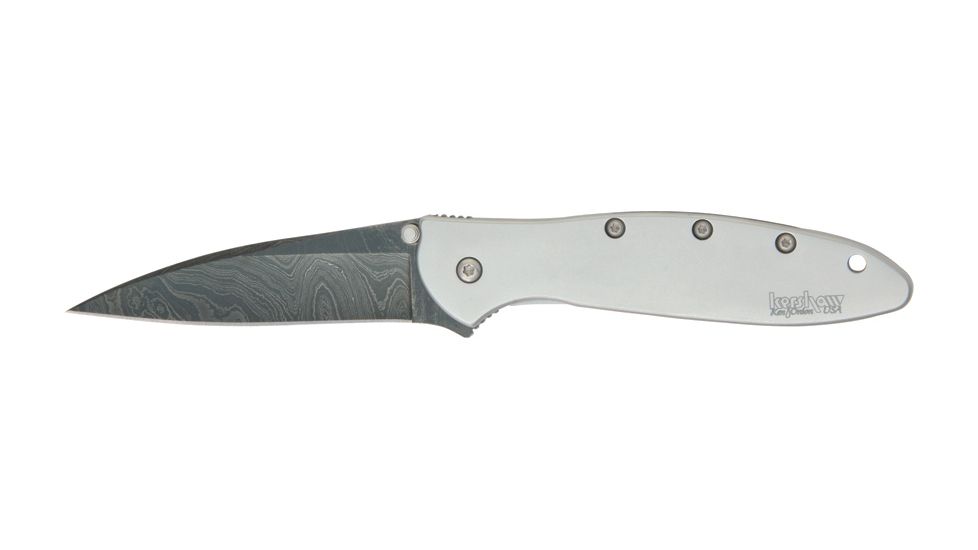 Kershaw A/O Damascus Leek Knife KS1660DAM