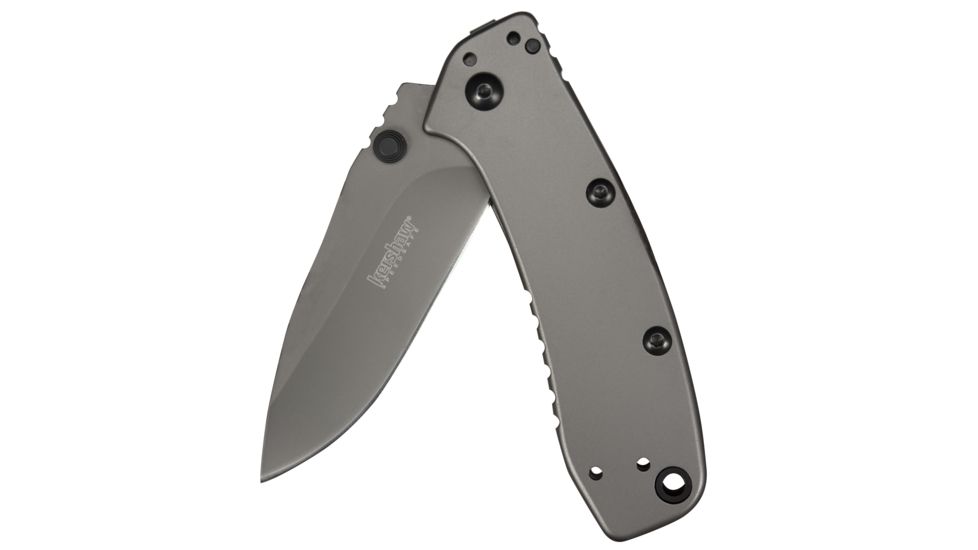 Kershaw Cryo II, Stainless Steel Handle, CarboNitride Plain K1556TI