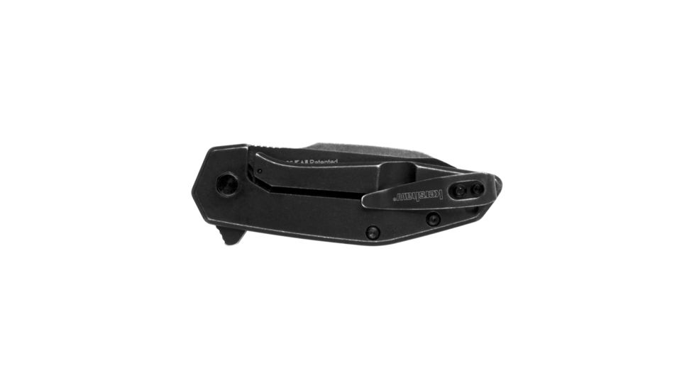 Kershaw Gravel Assisted Opening Folding Knife, 2.5in, 8Cr13MoV, Drop Point Blade, Stainless Steel, Black Handle, 2065