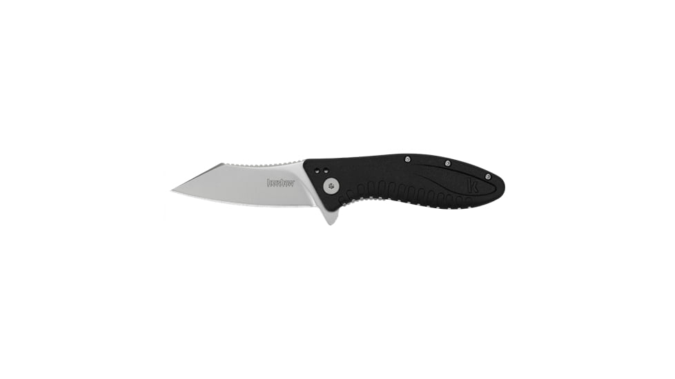 Kershaw Grinder Assisted Opening Knife 1319, 3.25 in, 4Cr13MoV Steel, Wharncliffe, Glass Filled Nylon, 1319X