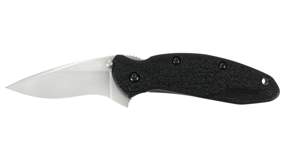 Kershaw K.O. Scallion, Black Polyamide Handle, Plain K1620