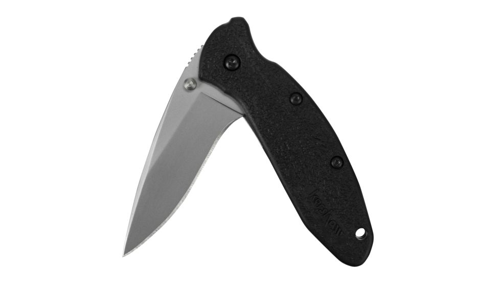 Kershaw K.O. Scallion, Black Polyamide Handle, Plain K1620