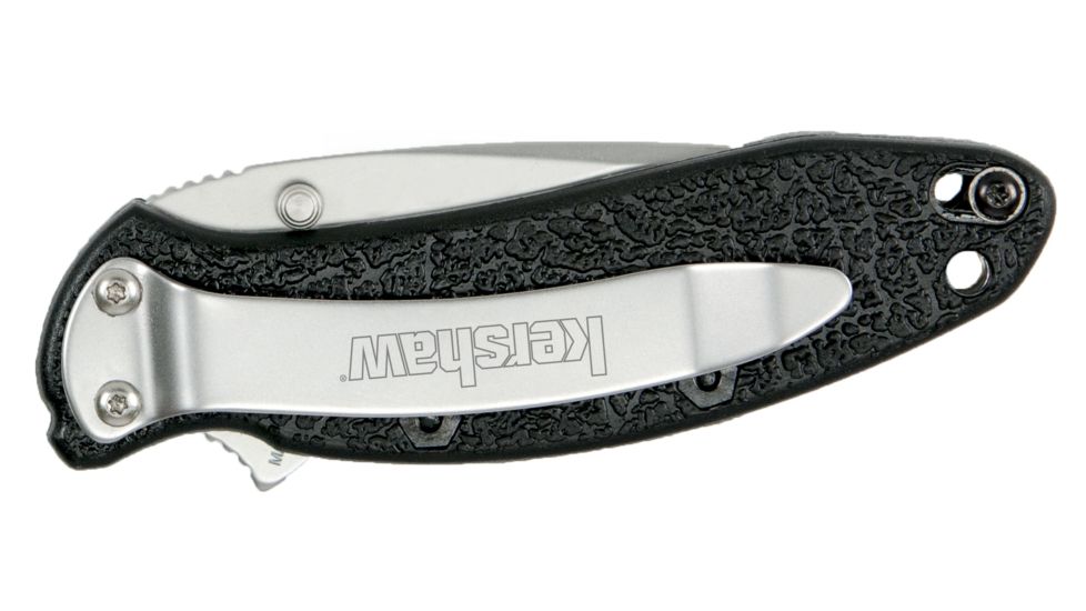 Kershaw K.O. Scallion, Black Polyamide Handle, Plain K1620