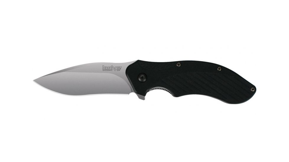 Kershaw Stainless Non-Serrated Clash Folding Knife, Clam, 1605X