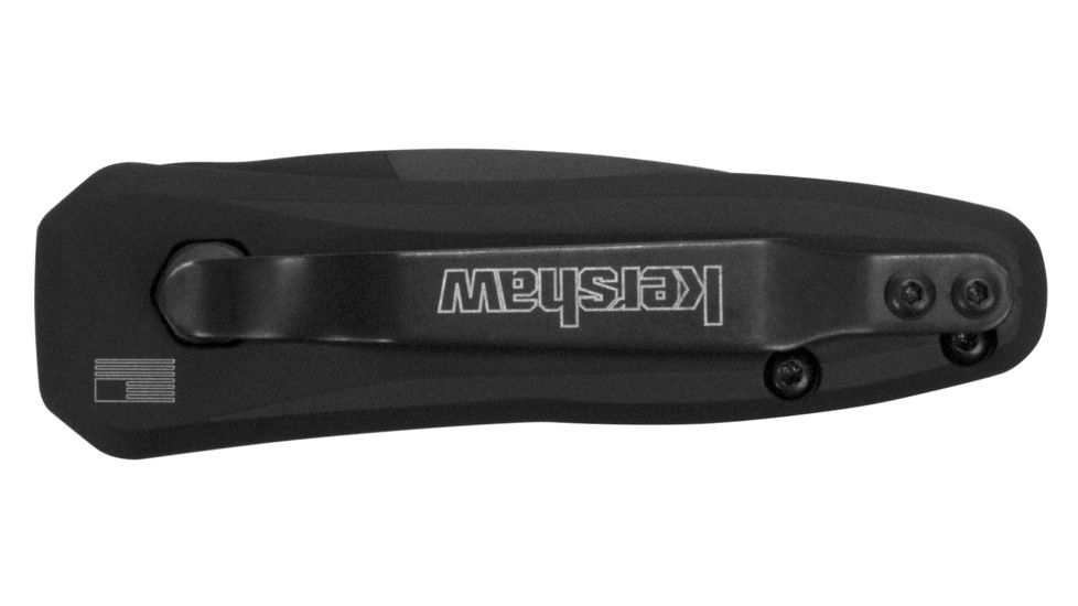 Kershaw Launch 4 Automatic Folding Knife, 1.9in CPM 154 Spear Point Blade, Cerakote Finish, Black Aluminum Handle, 7500BLK