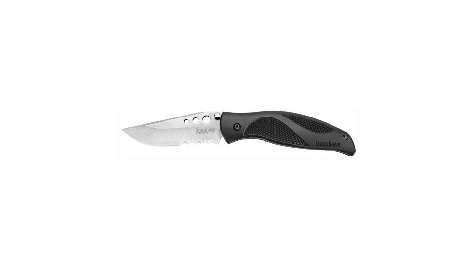 Kershaw Stonewashed Serrated Whirlwind - 1560SWST