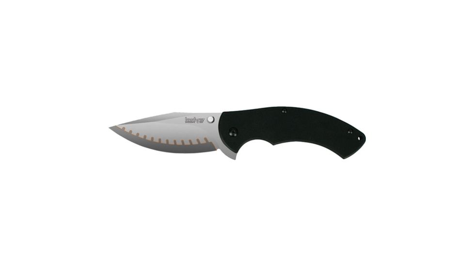 Kershaw Rake Knive, D2 14C28N, Composite 3 1/2in Blade, Bead-Blasted Finish, Textured G-10 Handle, 1780CB