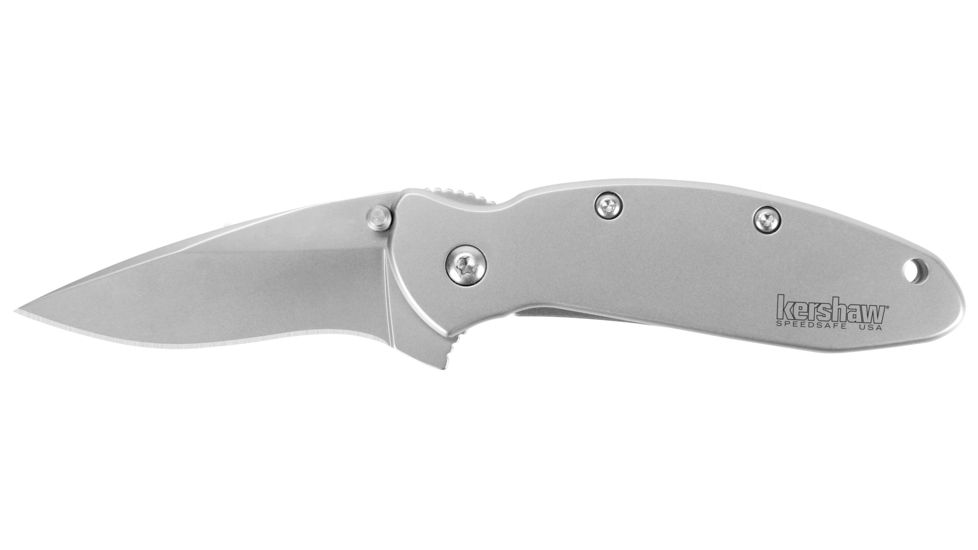 Kershaw Scallion Cutting Knife, 2.28in. Blade, Serrated Edge, Stainless Steel 1620FLKER