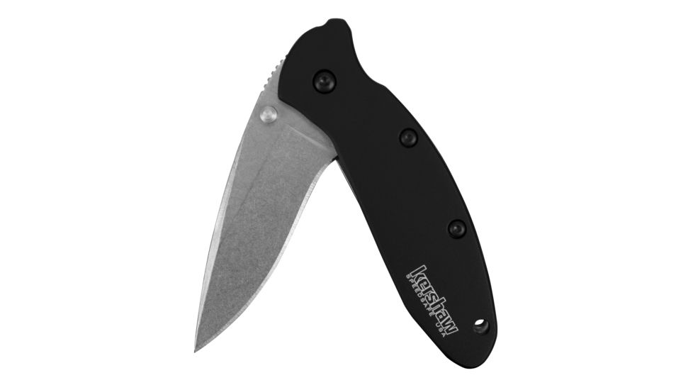 Kershaw Scallion Knife, Black, 1620SWBLK