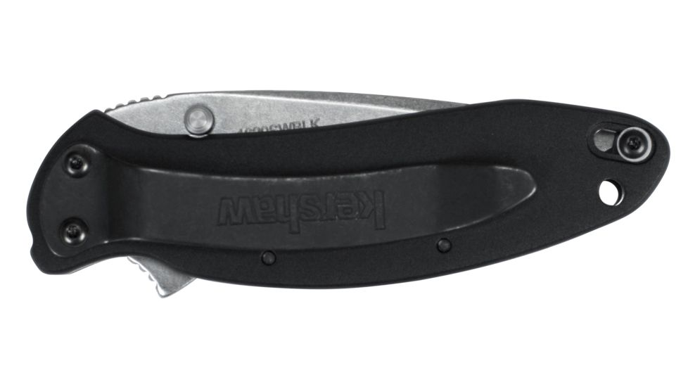 Kershaw Scallion Knife, Black, 1620SWBLK