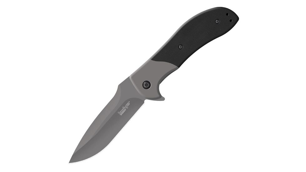 Kershaw Scrambler, Textureed G-10/ 410 Steel Back Handle, Plain Edge K3890