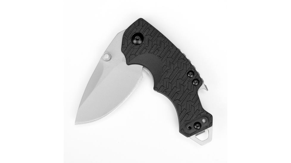 Kershaw Shuffle Folding Knife, 2.4 in, 8Cr13MoV, Drop Point Blade, Glass-Filled Nylon, Black Handle, Box, 8700