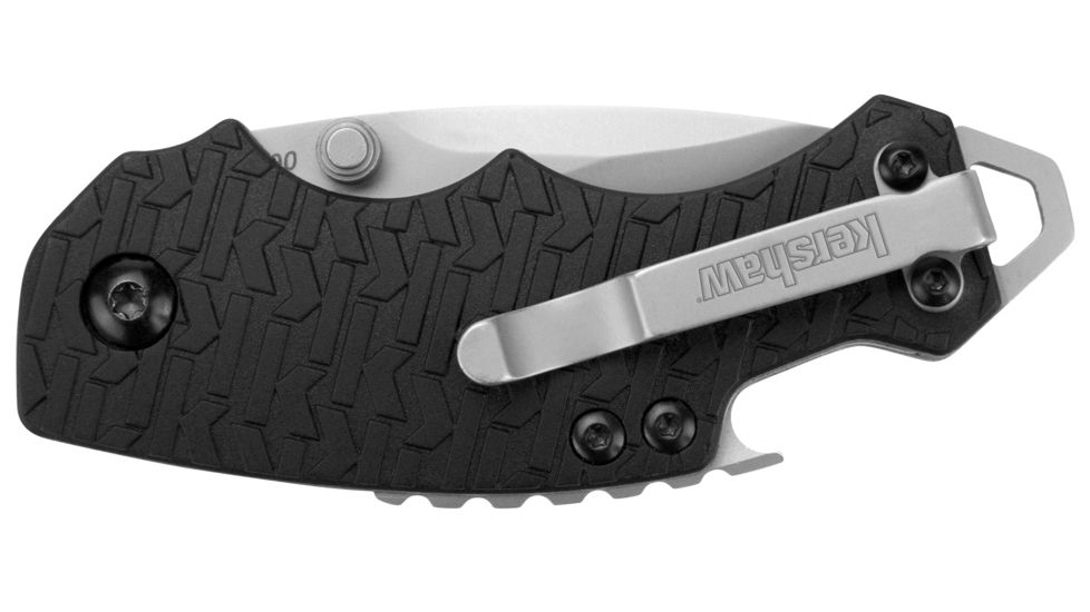 Kershaw Shuffle Folding Knife, 2.4 in, 8Cr13MoV, Drop Point Blade, Glass-Filled Nylon, Black Handle, Box, 8700