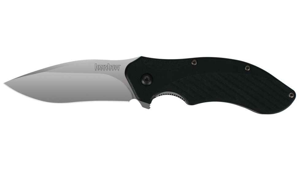 Kershaw Stainless Non-Serrated Clash Folding Knife, Box, 1605