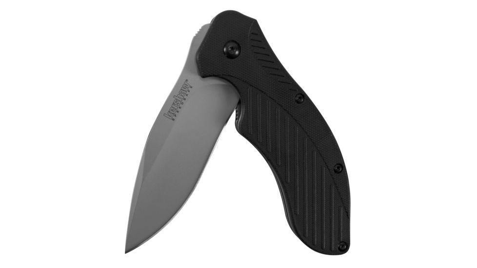 Kershaw Stainless Non-Serrated Clash Folding Knife, Box, 1605