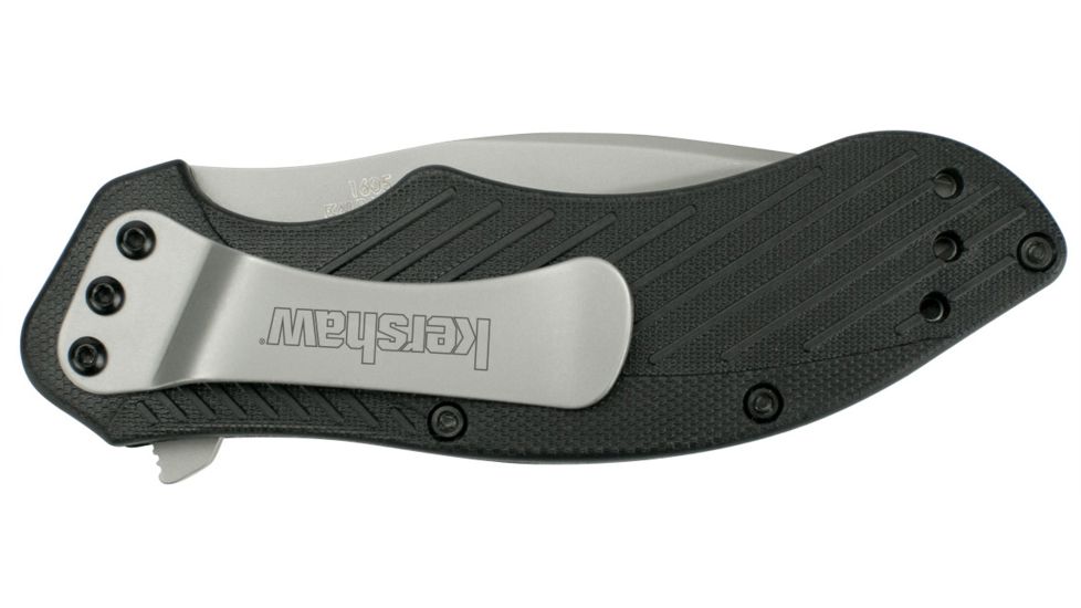 Kershaw Stainless Non-Serrated Clash Folding Knife, Box, 1605