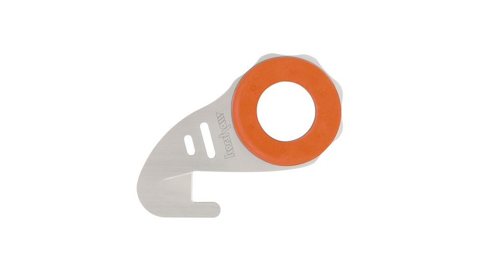 Kershaw Zipit, Orange Rubber Insert Finger Hole, Plain K2520OR