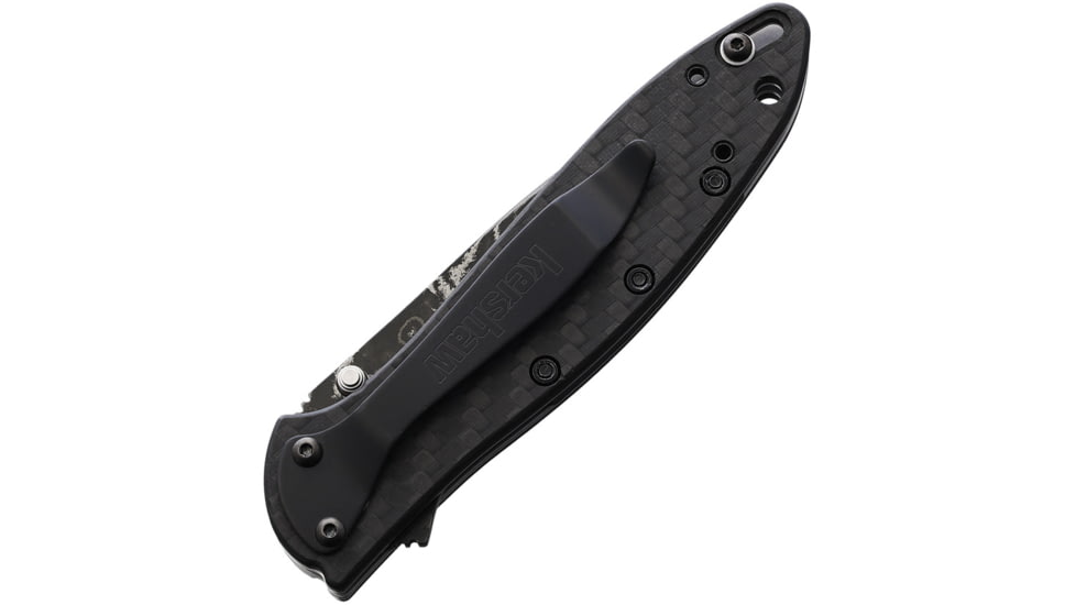 Kershaw Leek Linerlock A/O CF Damascus