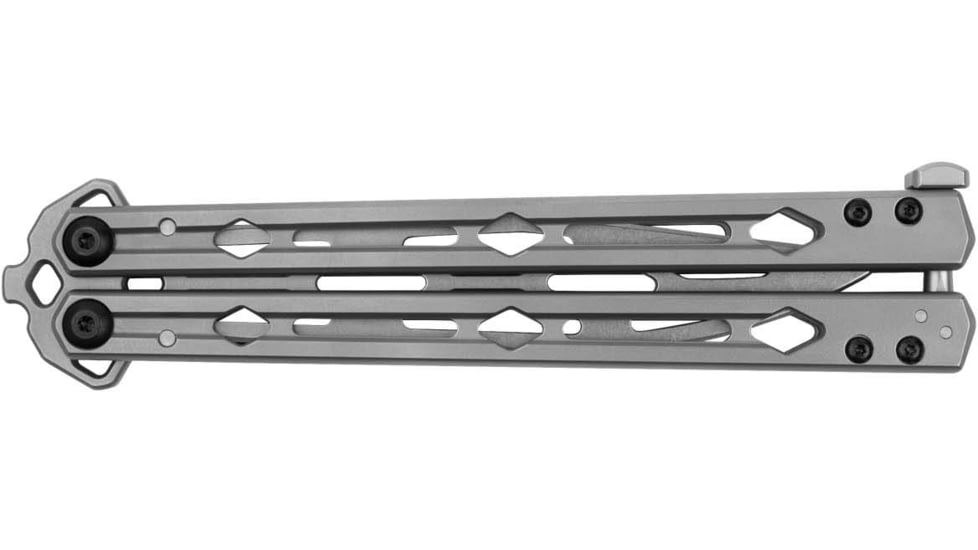Kershaw Lucha - Trainer Knife, 4.6in, 14C28N Stainless Steel Blade, Silver Handle, 5150TR