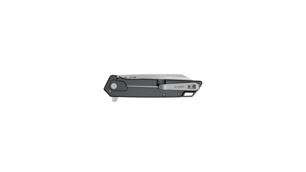 Kershaw Misdirect XL Assisted Opening Folding Knife, 3.37in, 4Cr14, Reverse Tanto Blade, Silver/Gray Stainless Steel Handle, Clamshell Pack, 1441X
