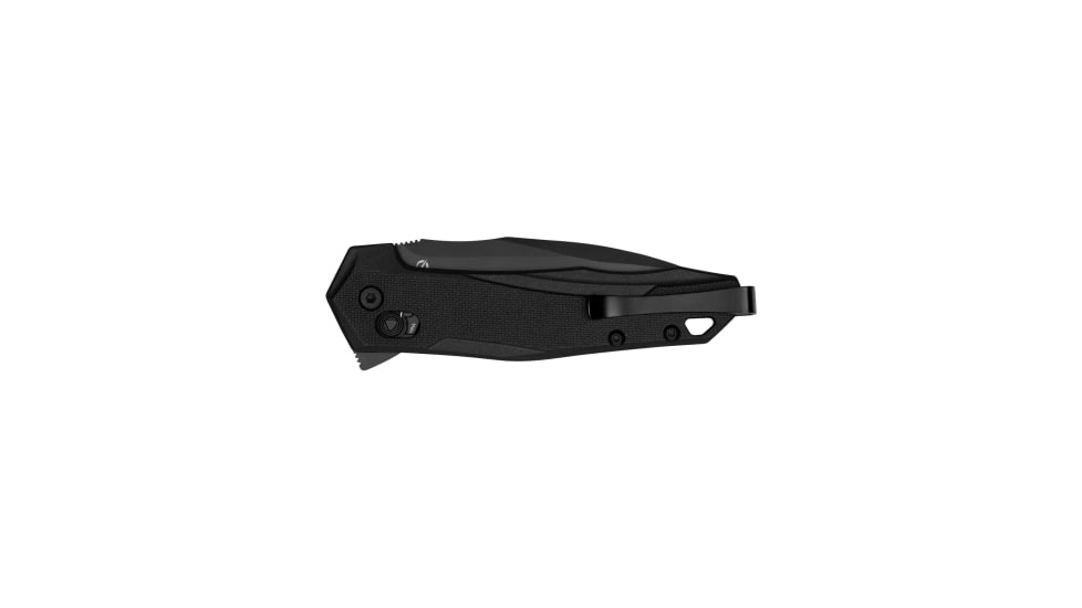 Kershaw Monitor Folding Knife, 3.00in, D2, Spear Point Blade, Glass-Filled Nylon, Black Handle, 2041