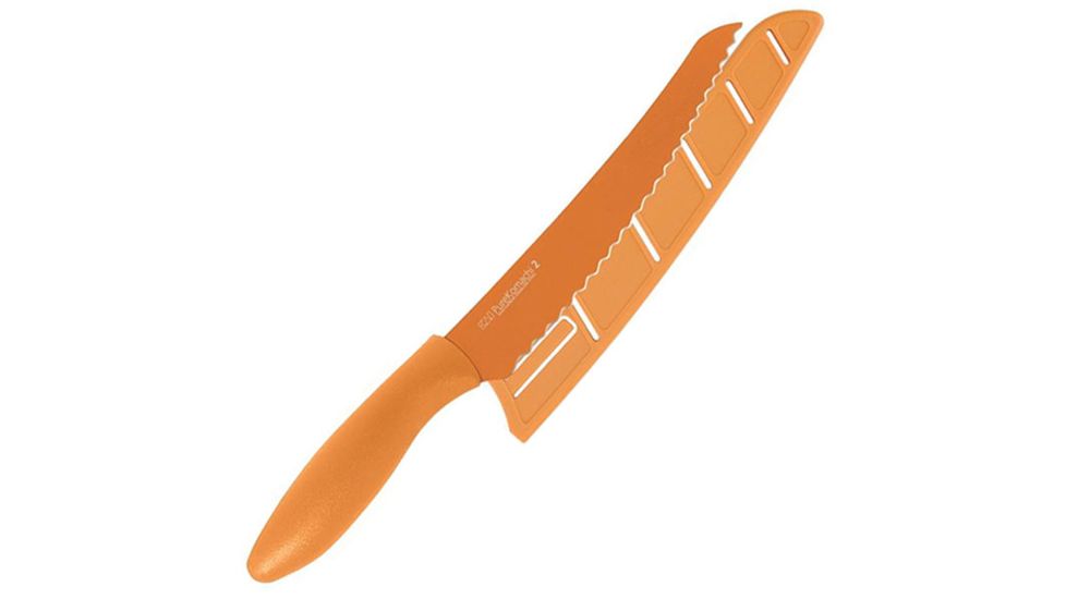 Kershaw PK2 Bread Knife, 8 in., Orange Handle/Blade, w/Sheath KAB5062