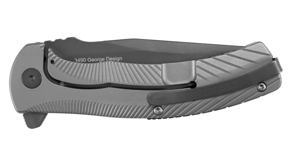 Kershaw Seguin Assisted Opening Folding Knife, Grey, 3490