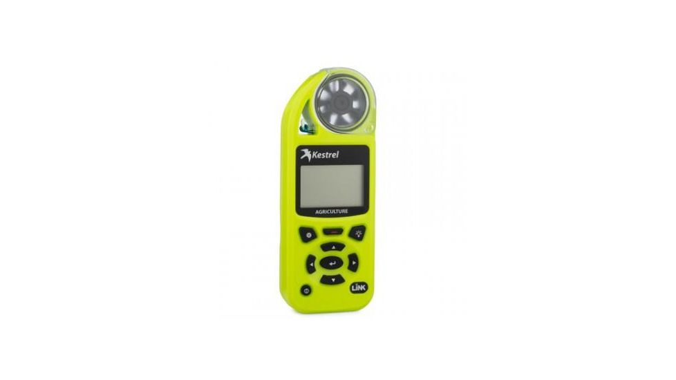 Kestrel 5500AG Agriculture Weather Meter with LiNK and Vane Mount, HiViz Green 0855AGLVHVG
