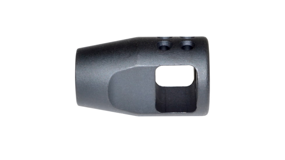 Kexuan 1/2x28 Muzzle Brake for AR-15 .223/5.56 NATO, Black Steel, MZ-06S-01-B