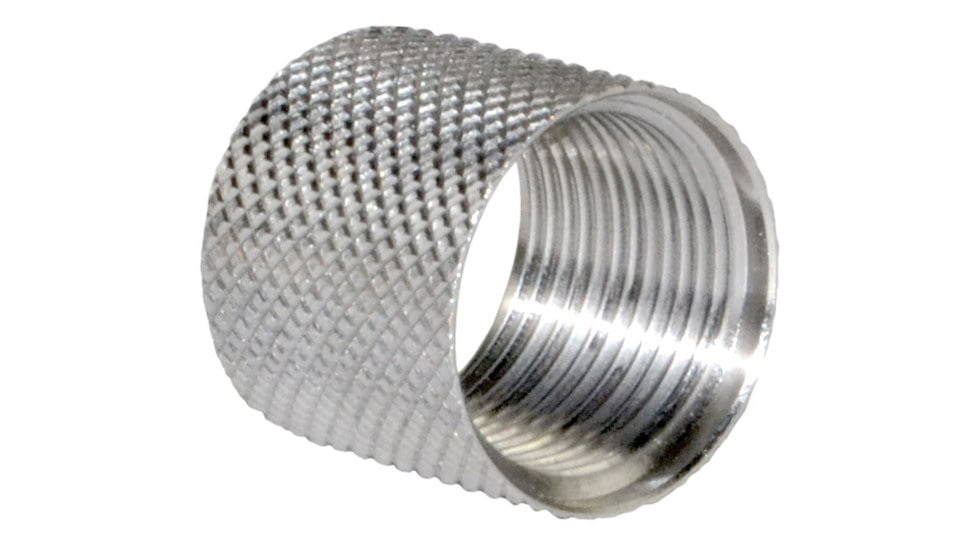 Kexuan 310 Barrel Thread Protector Nut, 5/8x24 Muzzle Threading and 0.712 in, Stainless Steel, BTPR05S