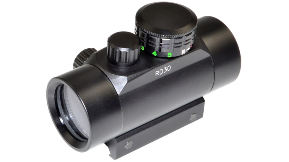 Eastvale Eastvale Compact 30mm Red/Green Dot Sight w/ Picatinny Mount, 4 MOA, Black, EV-RD30