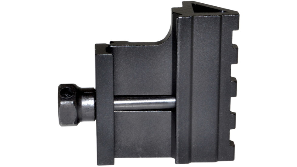 Kexuan 46 Degree Offset Picatinny 4 Slot Rail Mount, Black, 1.77, MOFAR