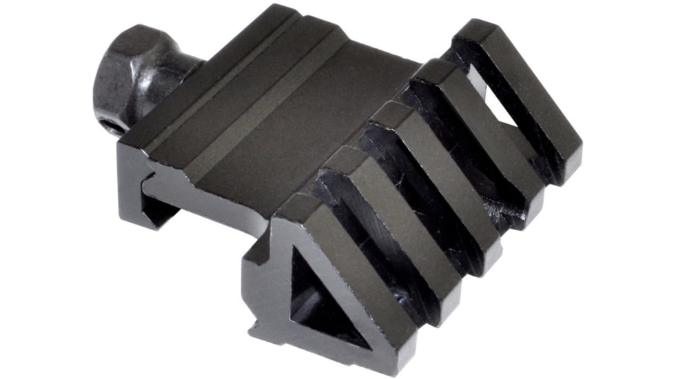 Kexuan 46 Degree Offset Picatinny 4 Slot Rail Mount, Black, 1.77, MOFAR