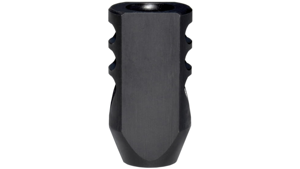 Kexuan .450 Bushmaster Competition Grade Muzzle Brake, 11/16x24, Steel, Black, MZ-07-07-B