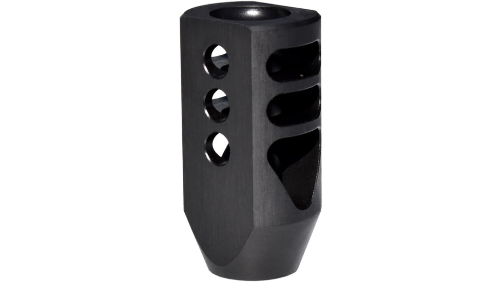Kexuan .450 Bushmaster Competition Grade Muzzle Brake, 11/16x24, Steel, Black, MZ-07-07-B