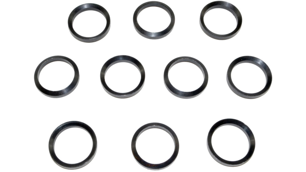 Kexuan .450 Bushmaster Crush Washer Set, 10 Piece, 11/16x24, Black, MZCW06-10