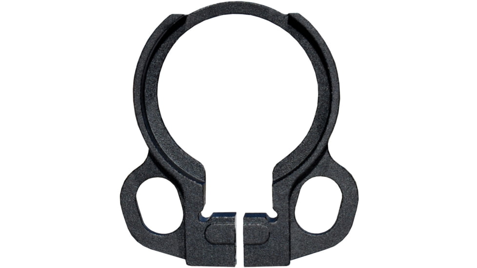 Kexuan Aluminum Receiver End Plate w/Dual Sling Clip Type Adapters for .223/5.56/.308 Buffer Tubes, Black, ABTA13