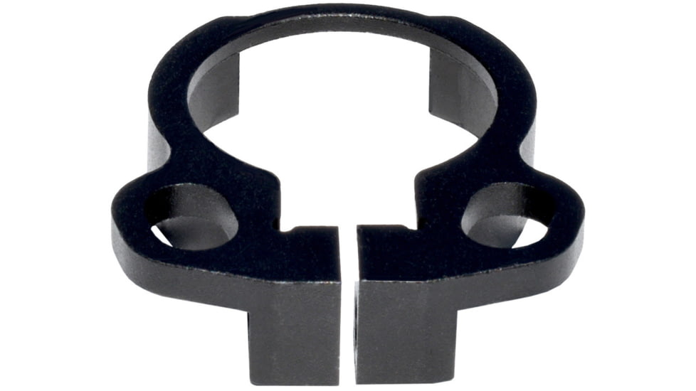 Kexuan Aluminum Receiver End Plate w/Dual Sling Clip Type Adapters for .223/5.56/.308 Buffer Tubes, Black, ABTA13