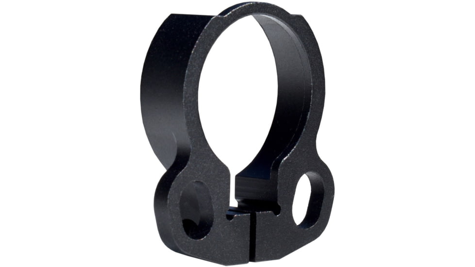 Kexuan Aluminum Receiver End Plate w/Dual Sling Clip Type Adapters for .223/5.56/.308 Buffer Tubes, Black, ABTA13