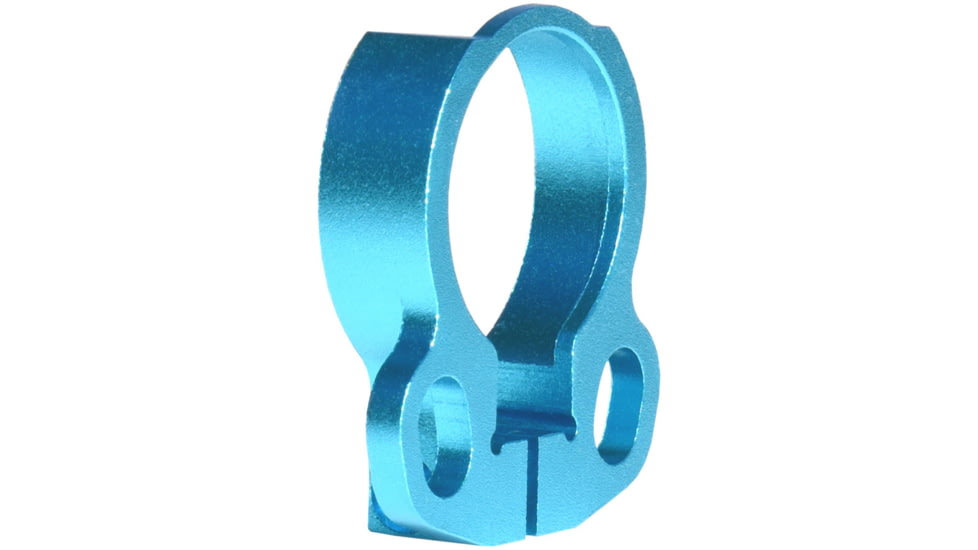 Kexuan Aluminum Receiver End Plate w/Dual Sling Clip Type Adapters for .223/5.56/.308 Buffer Tubes, Blue, ABTA13-BL