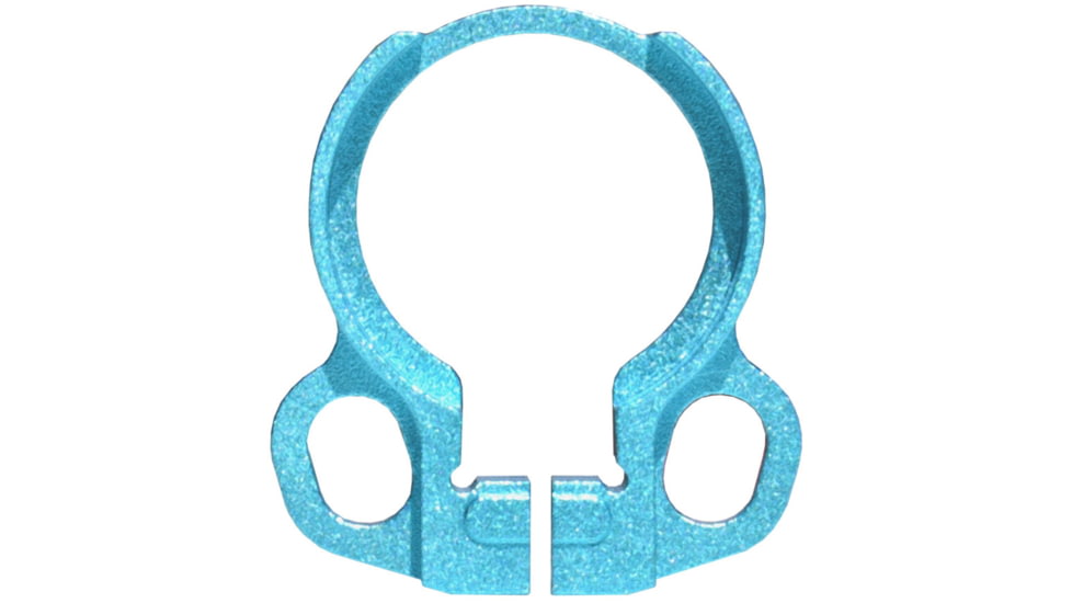 Kexuan Aluminum Receiver End Plate w/Dual Sling Clip Type Adapters for .223/5.56/.308 Buffer Tubes, Blue, ABTA13-BL