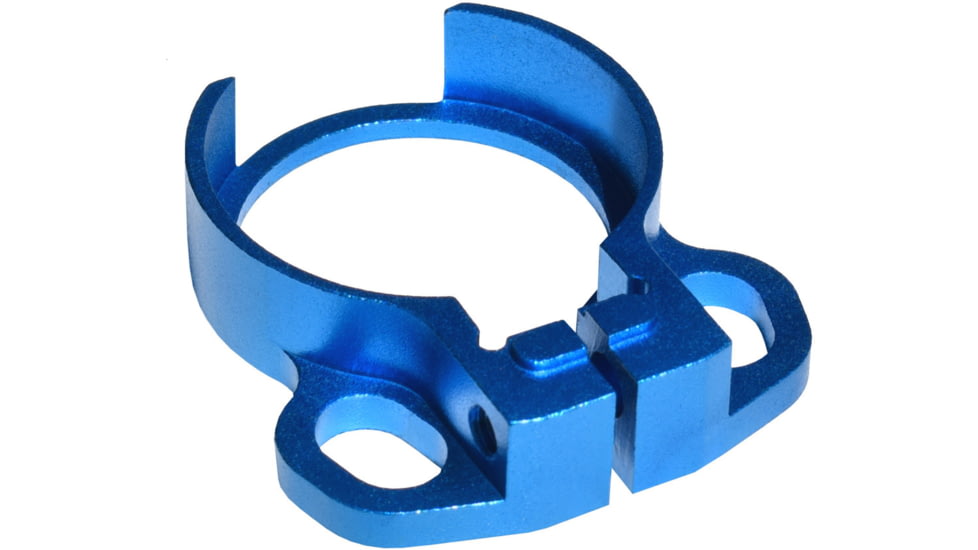 Kexuan Aluminum Receiver End Plate w/Dual Sling Clip Type Adapters for .223/5.56/.308 Buffer Tubes, Dark Blue, ABTA13-DBL