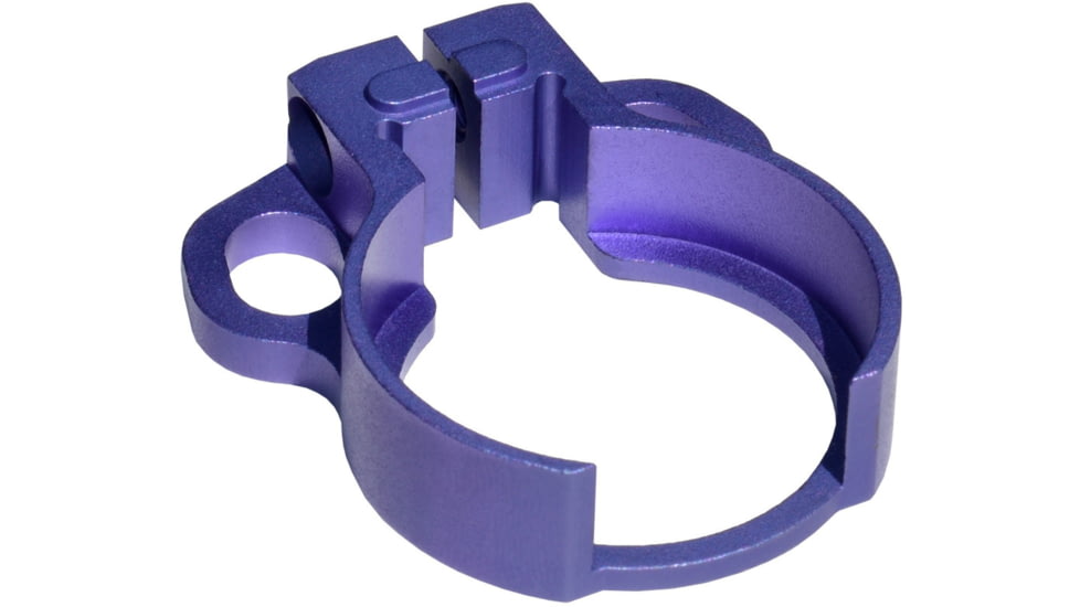 Kexuan Aluminum Receiver End Plate w/Dual Sling Clip Type Adapters for .223/5.56/.308 Buffer Tubes, Purple, ABTA13-PUR