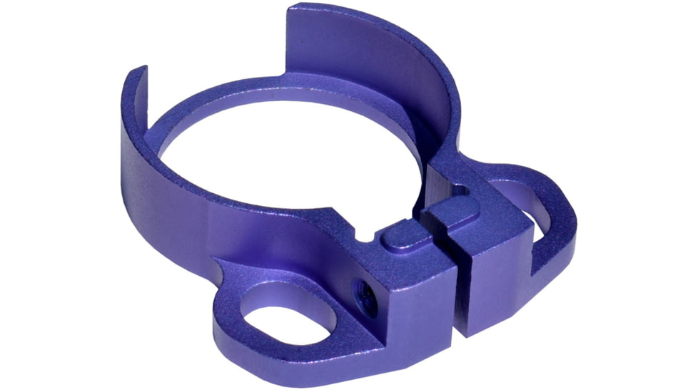 Kexuan Aluminum Receiver End Plate w/Dual Sling Clip Type Adapters for .223/5.56/.308 Buffer Tubes, Purple, ABTA13-PUR