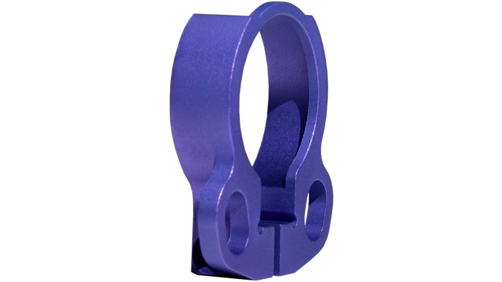 Kexuan Aluminum Receiver End Plate w/Dual Sling Clip Type Adapters for .223/5.56/.308 Buffer Tubes, Purple, ABTA13-PUR