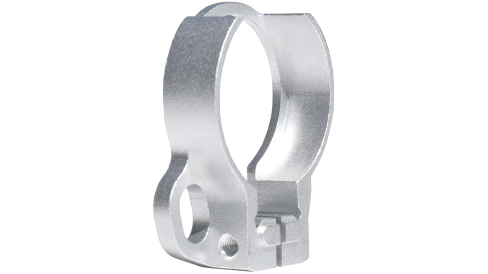 Kexuan Aluminum Receiver End Plate w/Dual Sling Clip Type Adapters for .223/5.56/.308 Buffer Tubes, Silver, ABTA13-S