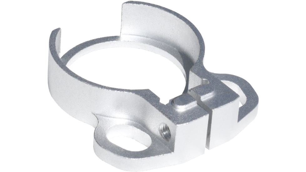Kexuan Aluminum Receiver End Plate w/Dual Sling Clip Type Adapters for .223/5.56/.308 Buffer Tubes, Silver, ABTA13-S