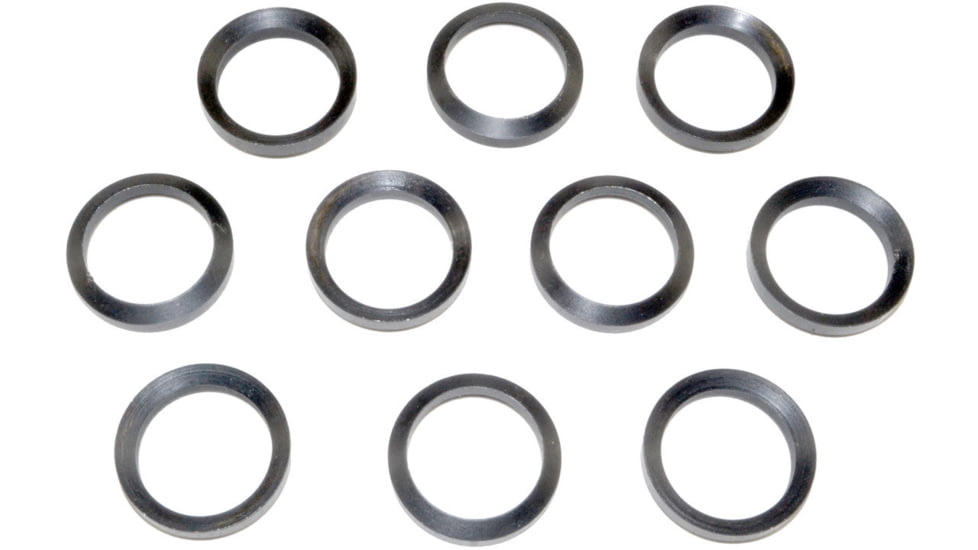 Kexuan AR-10 .308 Crush Washer Set, 10 Piece, 5/8x24, Black, MZCW02-10